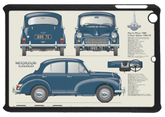 Morris Minor 4dr Saloon 1965-70 Small Tablet Covers